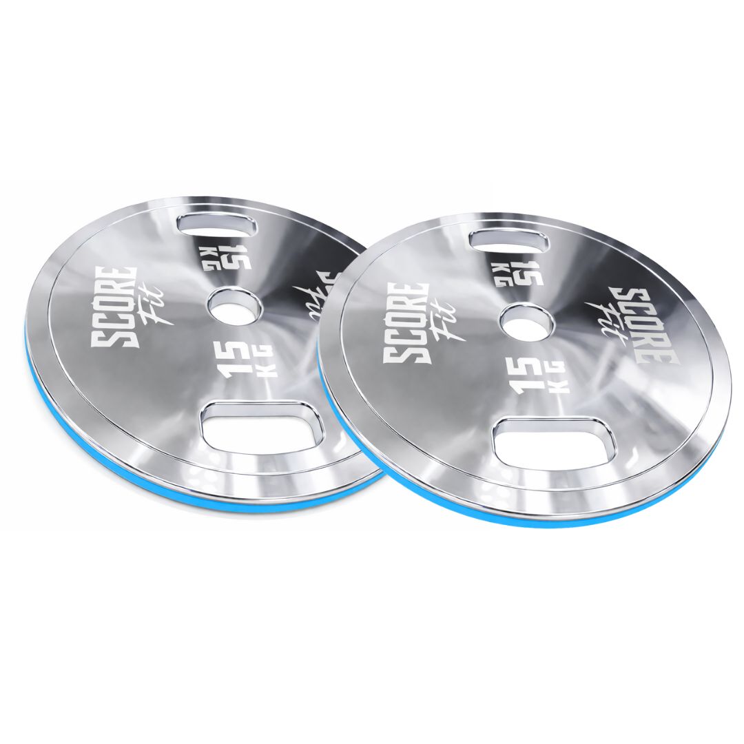 Par Discos Calibrados Powerlifting 15 Kg SCORE FIT® 3
