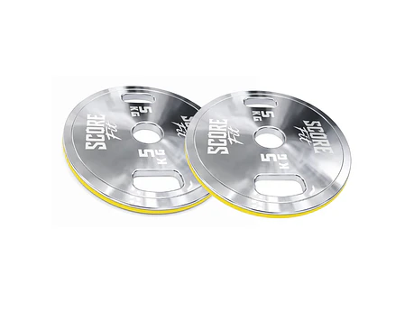 Par Discos Calibrados Powerlifting 5 Kg SCORE FIT®