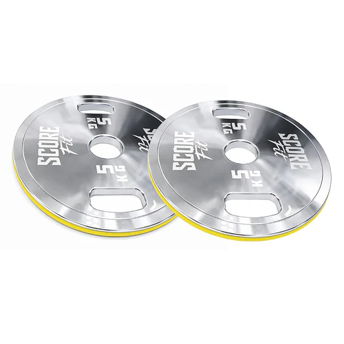 Par Discos Calibrados Powerlifting 5 Kg SCORE FIT®