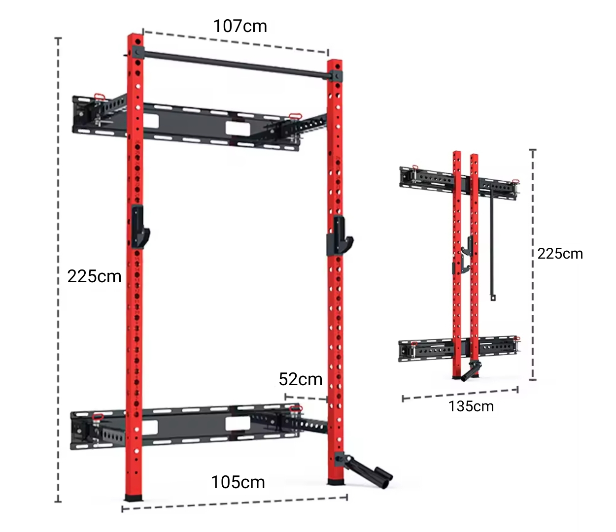 Pack Home Rack Squat Plegable  2