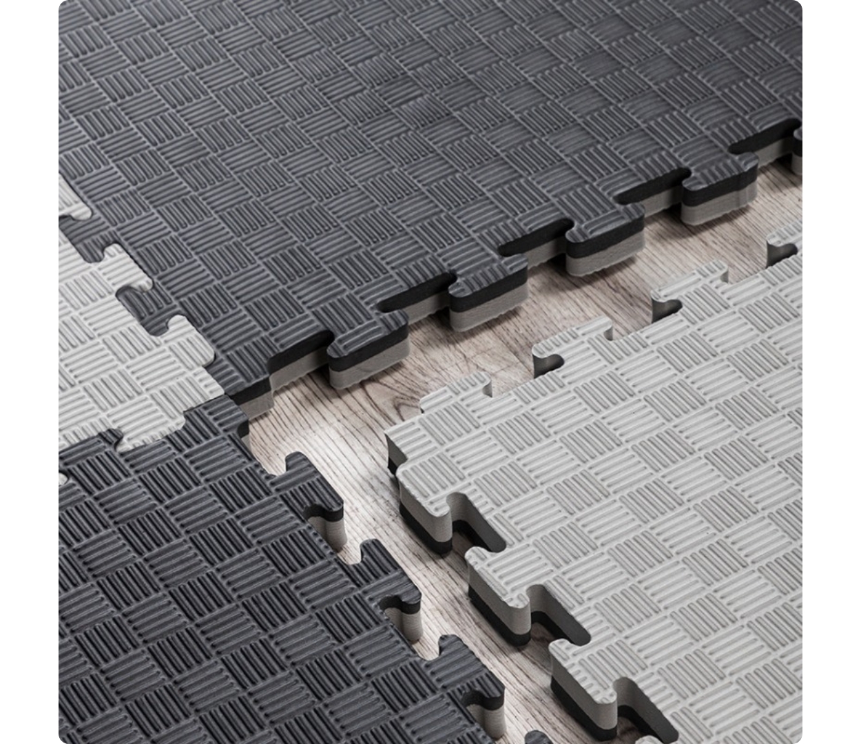 Tatami 100x100x3cm Gris/Negro SCORE FIT® 4