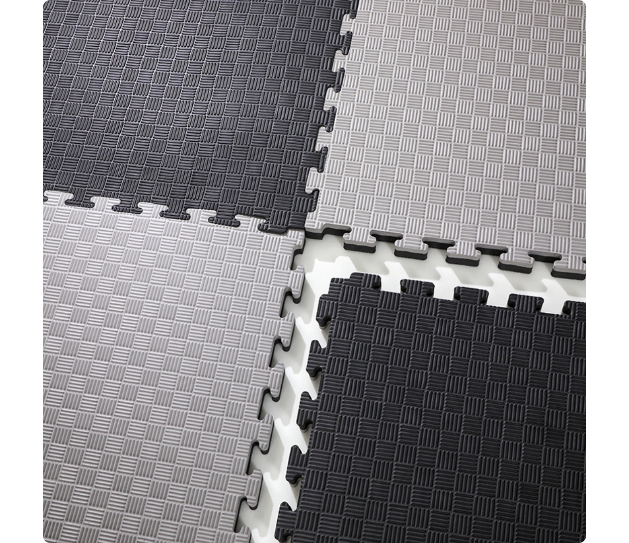PREVENTA - Tatami 100x100x4cm Gris/Negro SCORE FIT® 4