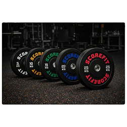 90 Kg Discos Bumper SCORE FIT® - Miniatura 5