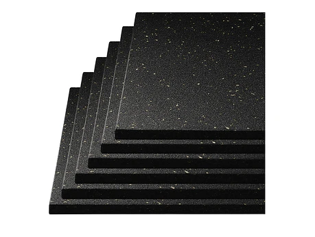 Piso de Caucho 100x100x1.5cm (Superficie Rugosa)