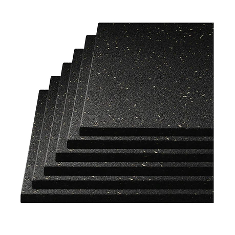 Piso de Caucho 100x100x1.5cm (Superficie Rugosa)