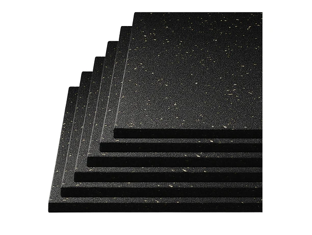 Piso de Caucho 100x100x1.5cm (Superficie Rugosa)