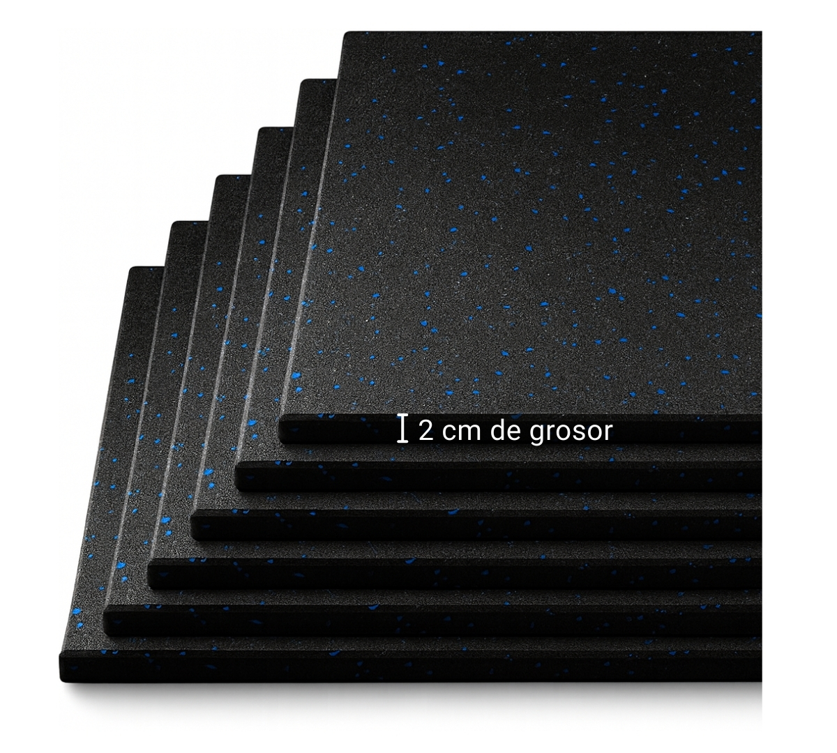 PREVENTA - Piso de Caucho 100x100x2cm (Superficie Rugosa) 5