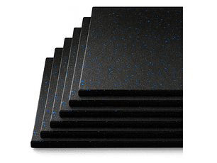 PREVENTA - Piso de Caucho 100x100x2cm (Superficie Rugosa)