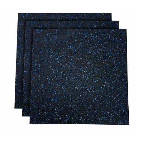 Piso de Caucho 100x100x1.5cm (Superficie Lisa Blue)