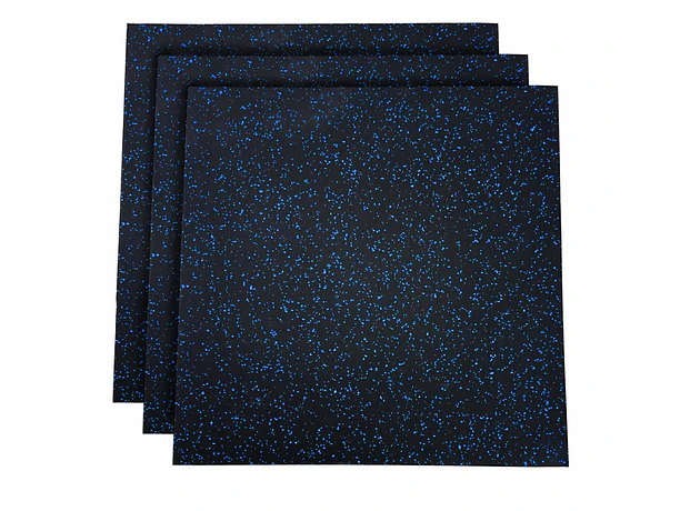 Piso de Caucho 100x100x1.5cm (Superficie Lisa Blue)