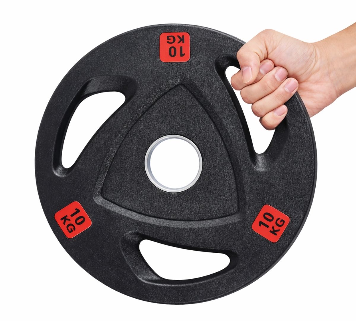 PREVENTA - Pack 150 Kg Discos Grip Pro + Barra Olímpica 20 Kg 3