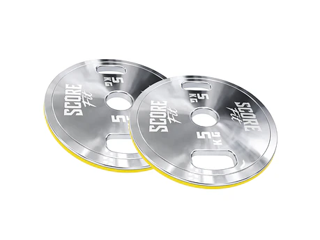 Par Discos Calibrados Powerlifting 5 Kg SCORE FIT®