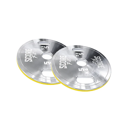 Par Discos Calibrados Powerlifting 5 Kg SCORE FIT®