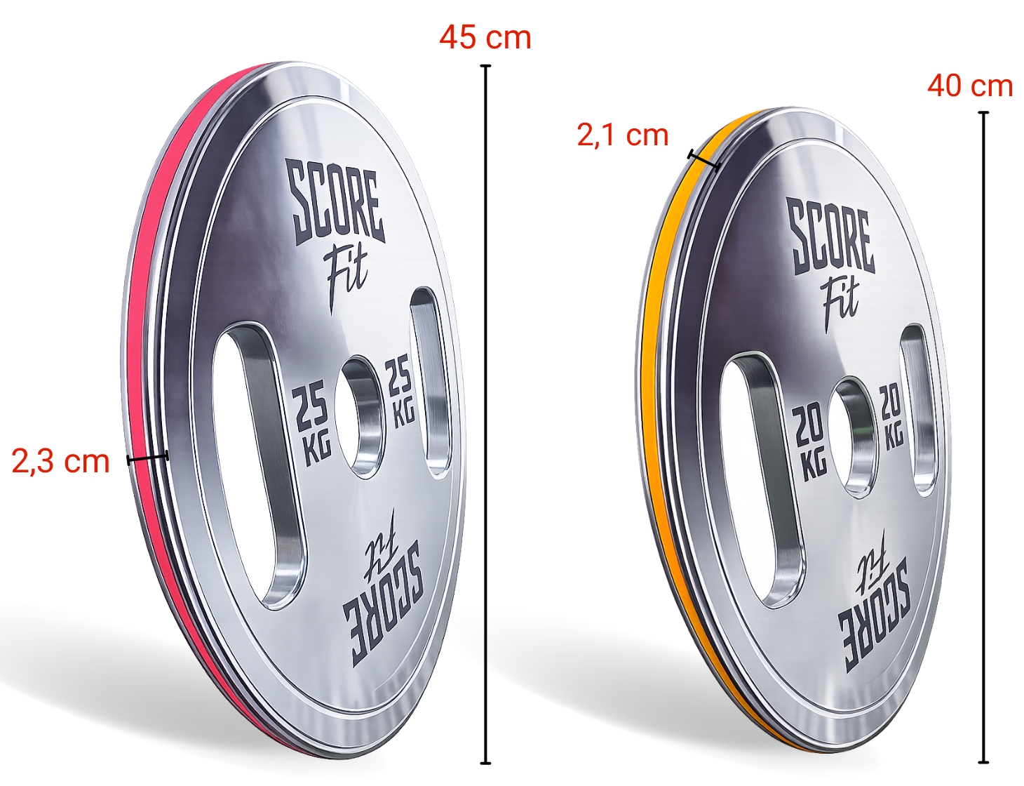 Pack 150 Kg Discos Calibrados Powerlifting + Barra Olímpica 20 Kg 8