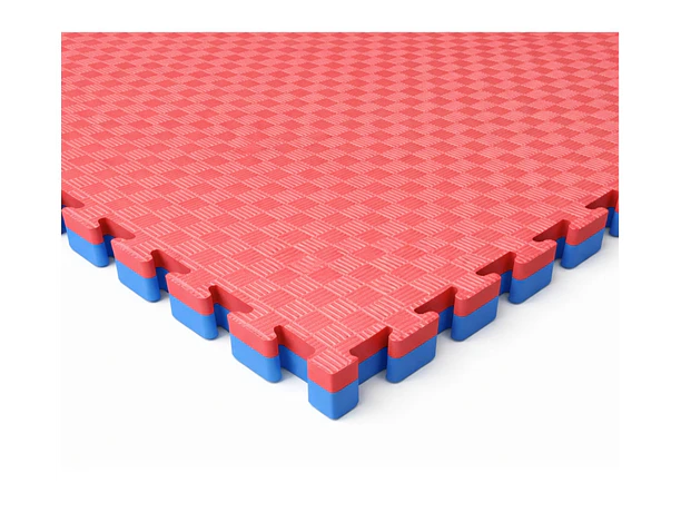 Tatami 100x100x3cm Rojo/Azul SCORE FIT®