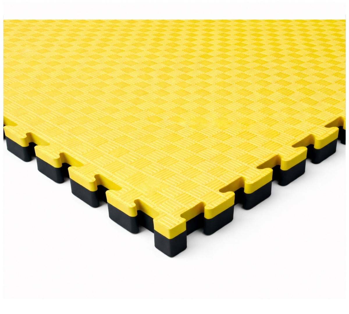 Tatami 100x100x3cm Negro/Amarillo SCORE FIT® 1