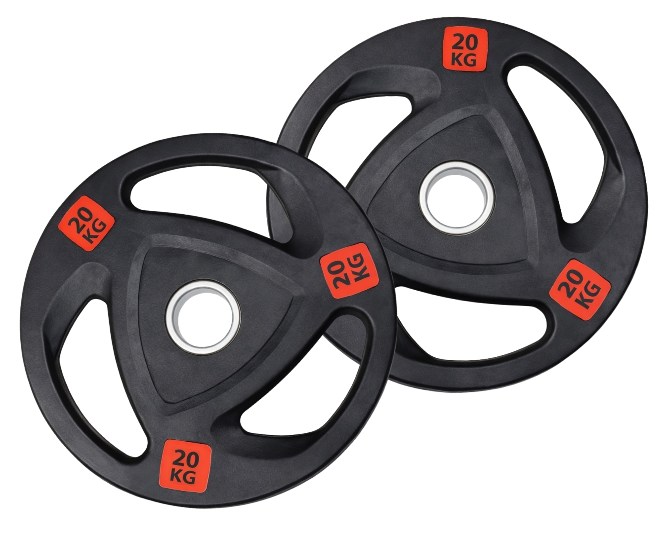 Par Discos Olímpicos Grip Pro 20 Kg (triple agarre) 1