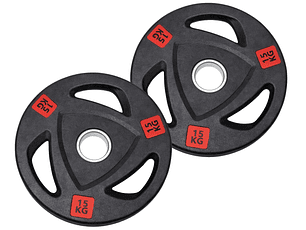 Par Discos Olímpicos Grip Pro 15 Kg (triple agarre)