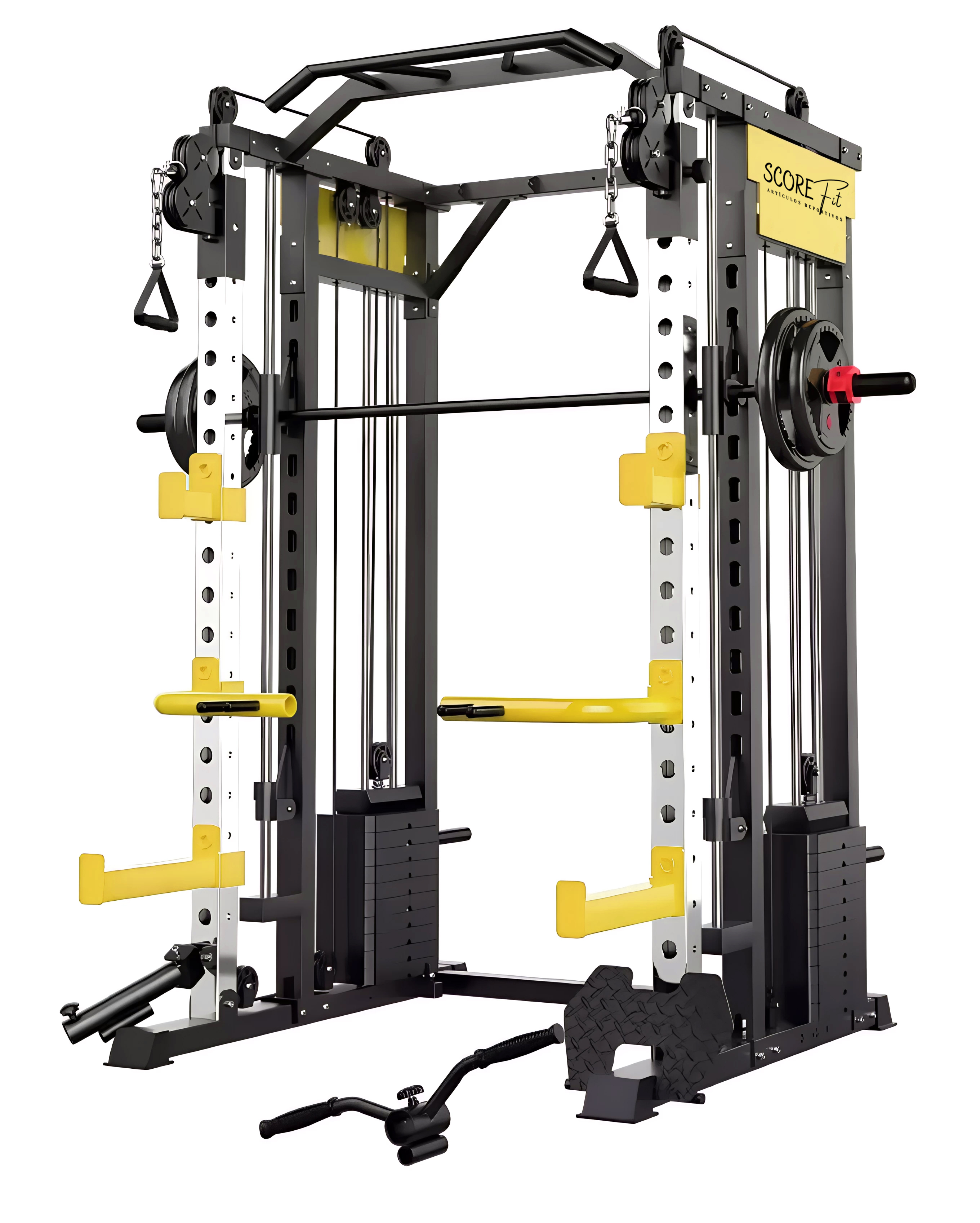 Power Rack SF-PRO + Banco Regulable + 30Kg Discos (60% FINAL) 4