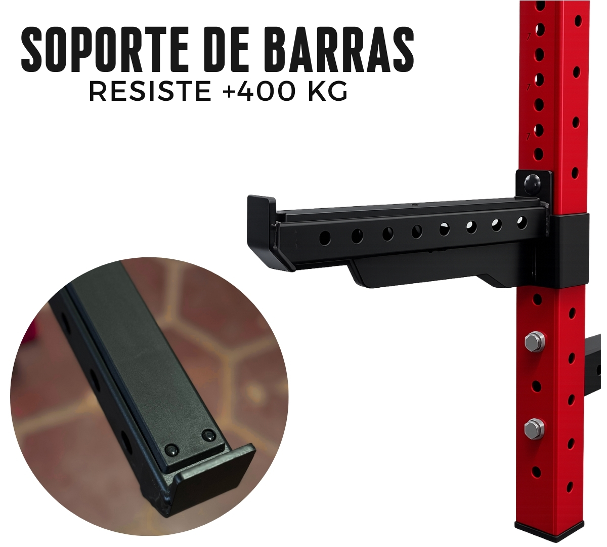 Rack Squat Plegable Alto Tráfico SF-PRO 3