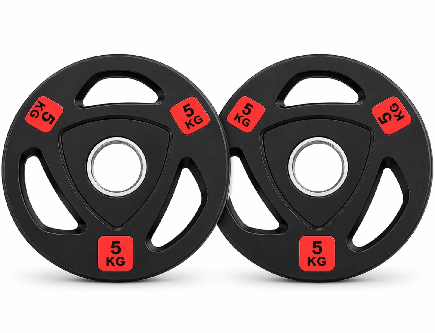 Pack 150 Kg Discos Grip Pro + Barra Olímpica 20 Kg 9