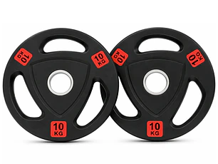 Par Discos Olímpicos Grip Pro 10 Kg (con agarre)