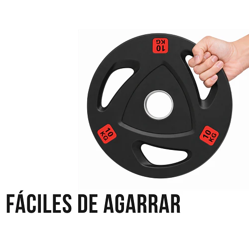 Par Discos Olímpicos Grip Pro 2,5 Kg (con agarres)