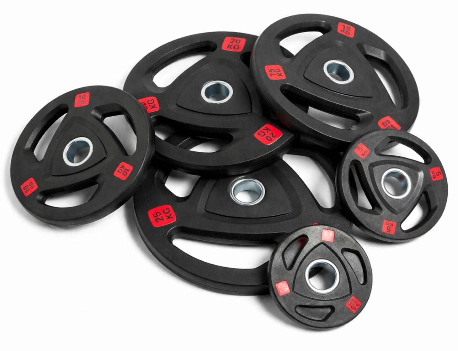 Par Discos Olímpicos Grip Pro 25 Kg (con agarres) 3
