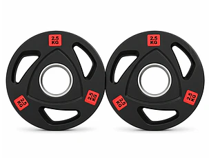 Par Discos Olímpicos Grip Pro 2,5 Kg (con agarres)