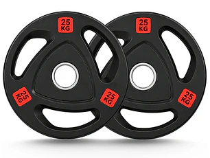 Par Discos Olímpicos Grip Pro 25 Kg (con agarres)