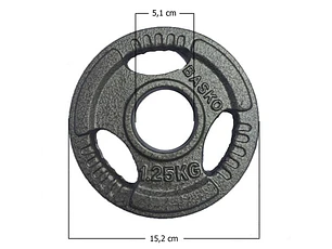 Par Discos Olímpicos Grip Pro 1,25 Kg (con agarre)