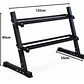 Pack 140 Kg Mancuernas Hexagonales (2.5 a 17.5kg) + Rack 2 Niveles - Miniatura 3