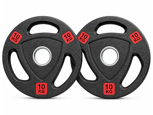 Par Discos Olímpicos Grip Pro 10 Kg (con agarre)