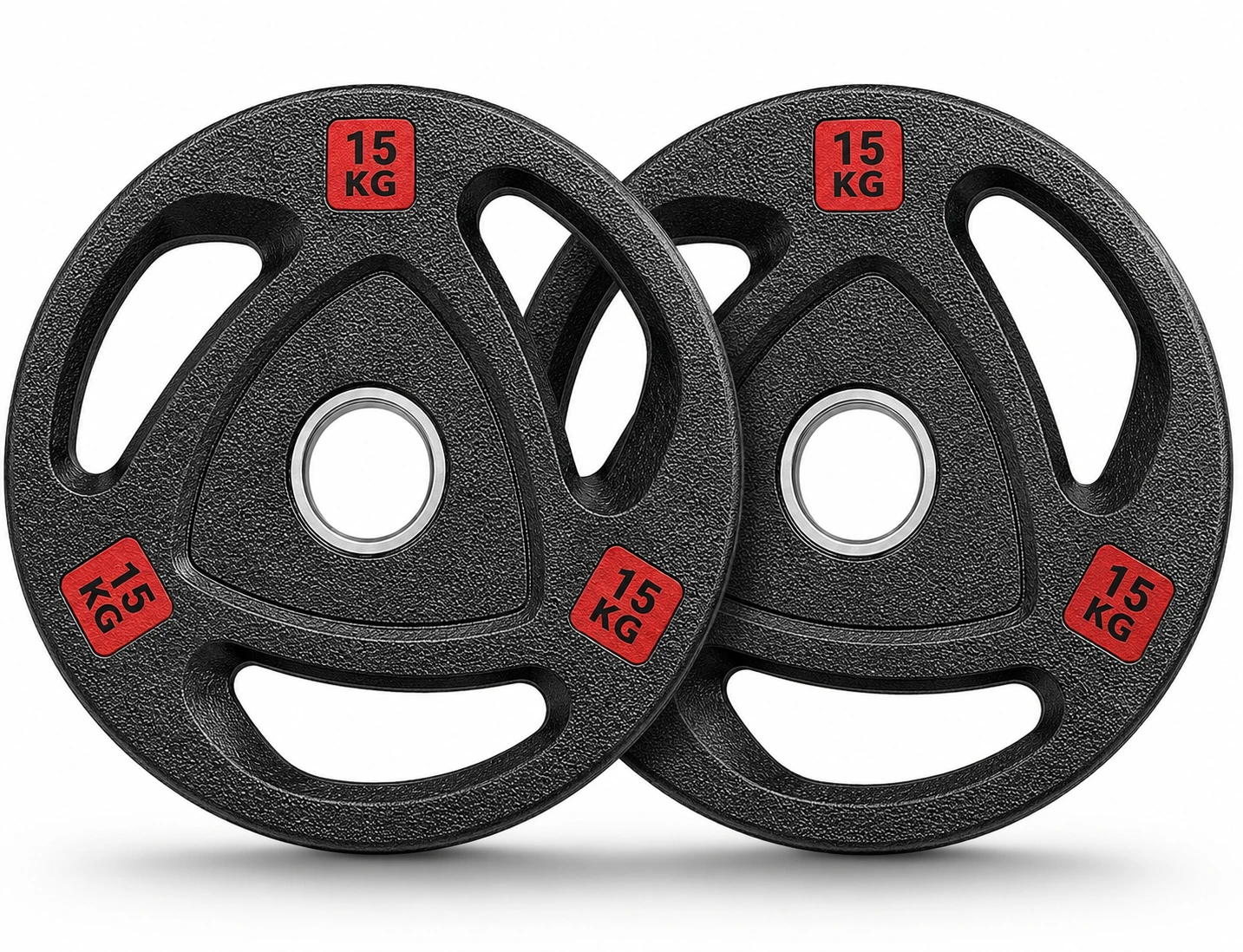 Par Discos Olímpicos Grip Pro 15 Kg (con agarres) 1