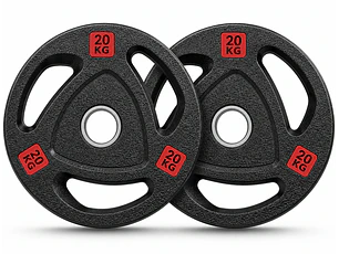 Par Discos Olímpicos Grip Pro 20 Kg (con agarre)