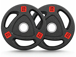 Par Discos Olímpicos Grip Pro 25 Kg (con agarres)