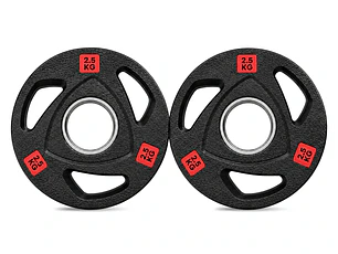 Par Discos Olímpicos Grip Pro 2,5 Kg (con agarres)