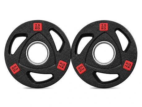 Par Discos Olímpicos Grip Pro 2,5 Kg (con agarres)