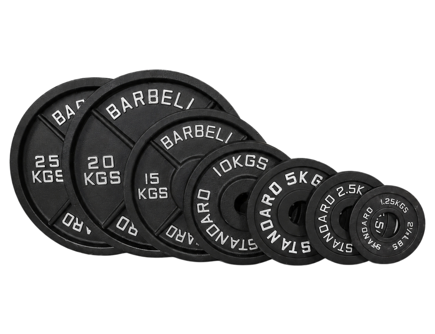 1000 Kg Discos Olímpicos IRON BLACK 1
