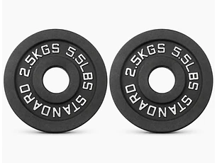 Par Discos IRON BLACK 2,5 KG