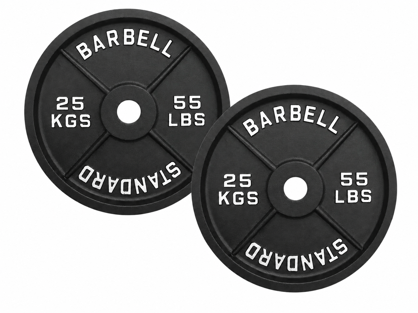 Par Discos IRON BLACK 25 Kg / 55 Lbs SCORE FIT® 1