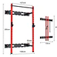Rack Squat Plegable + Banco + Barra 15kg + 50kg Discos - Miniatura 5