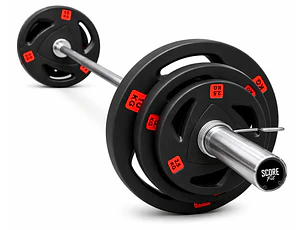 Pack 150 Kg Discos Grip Pro + Barra Olímpica 15 Kg