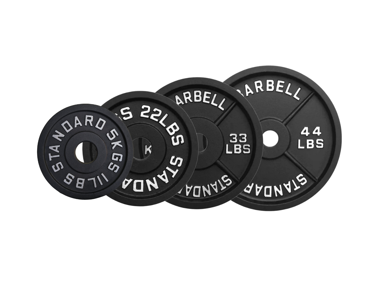 120 Kg Discos Olímpicos IRON BLACK 2
