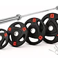 Pack 150 Kg Discos Grip Pro + Barra Olímpica 20 Kg - Miniatura 1
