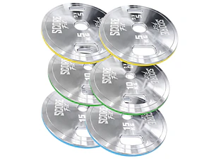 Set 60 Kg Discos Calibrados Powerlifting SCORE FIT®