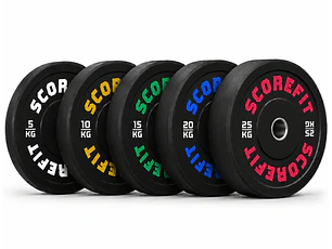150 Kg Discos Bumper SCORE FIT®