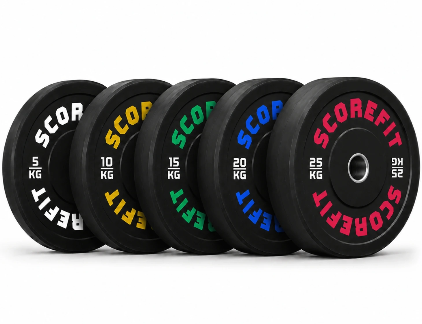 90 Kg Discos Bumper SCORE FIT® 1