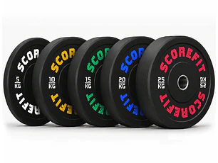 100 Kg Discos Bumper SCORE FIT®