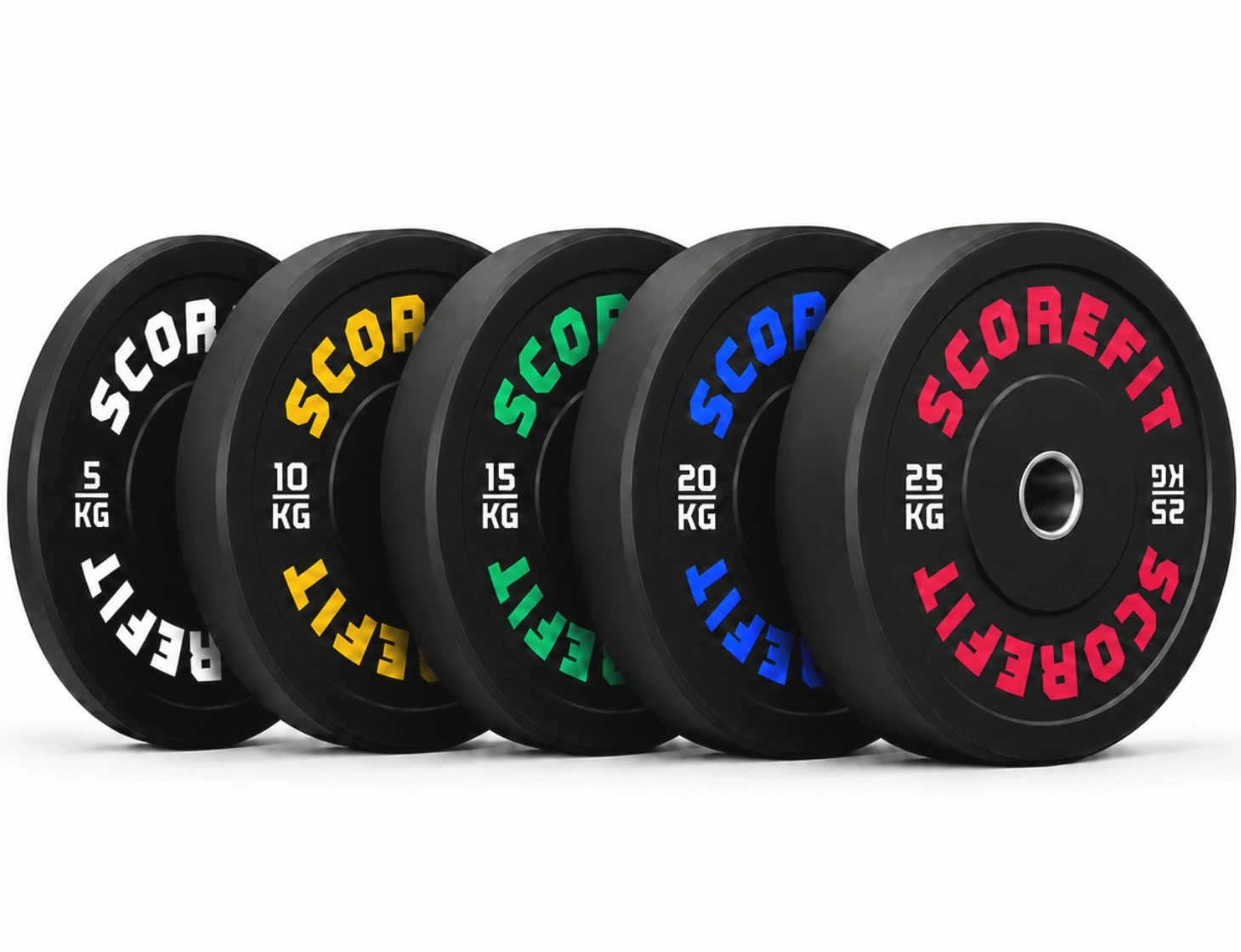 120 Kg Discos Bumper SCORE FIT® 1